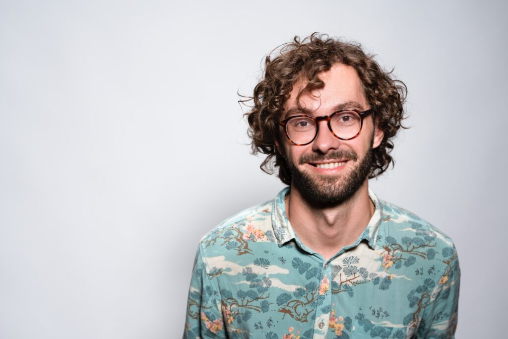 bearded man with a great smile